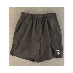 Puma x Alex Toussaint Athletic Shorts Men's S Black Polyester Training Stretch